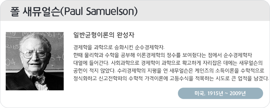 폴 새뮤얼슨(Paul Samuelson)